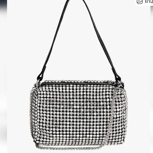 CALEESA Rhinestone Mini Bag